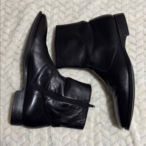 Magnanni Black Leather Men's Boots